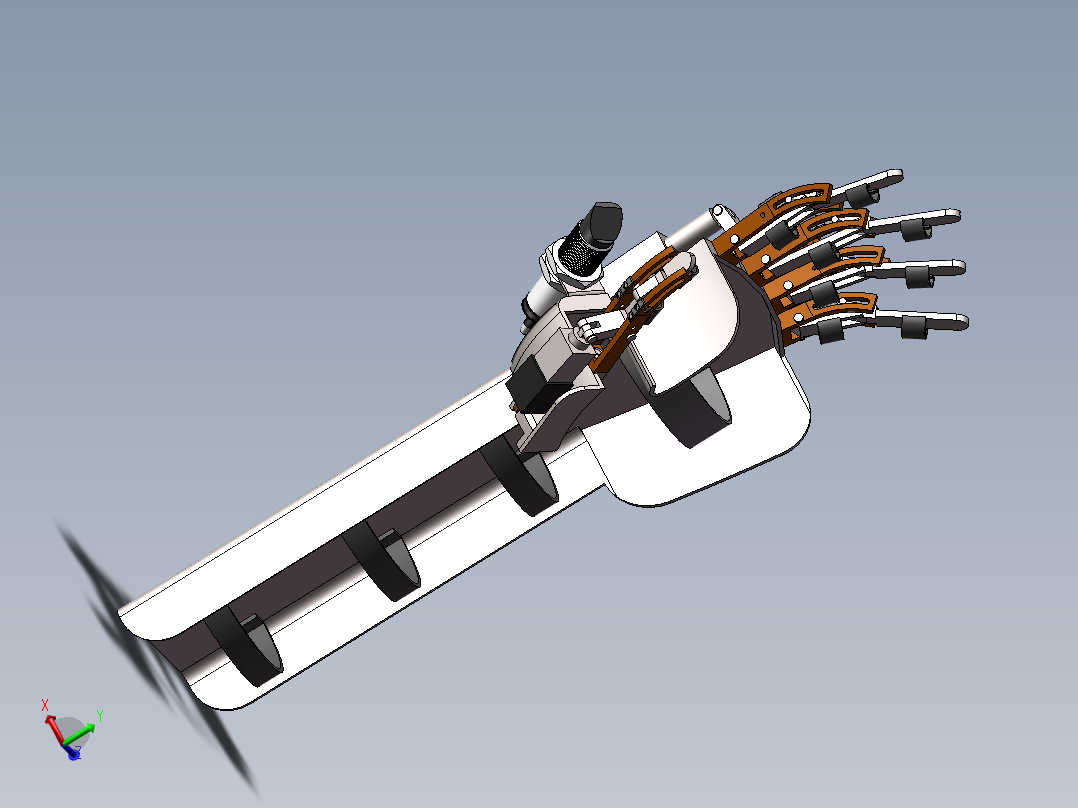 手指康复机械臂设计-康复机械手