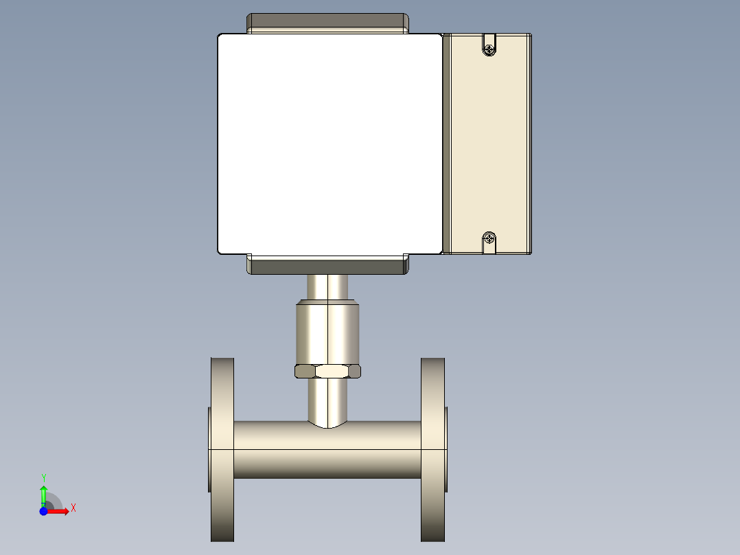 仪表、流量计(10)前视图