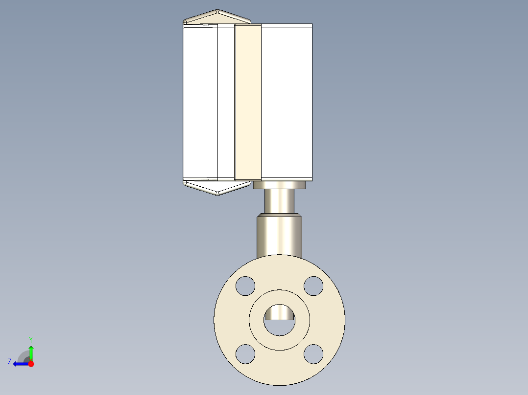 仪表、流量计(10)右视图