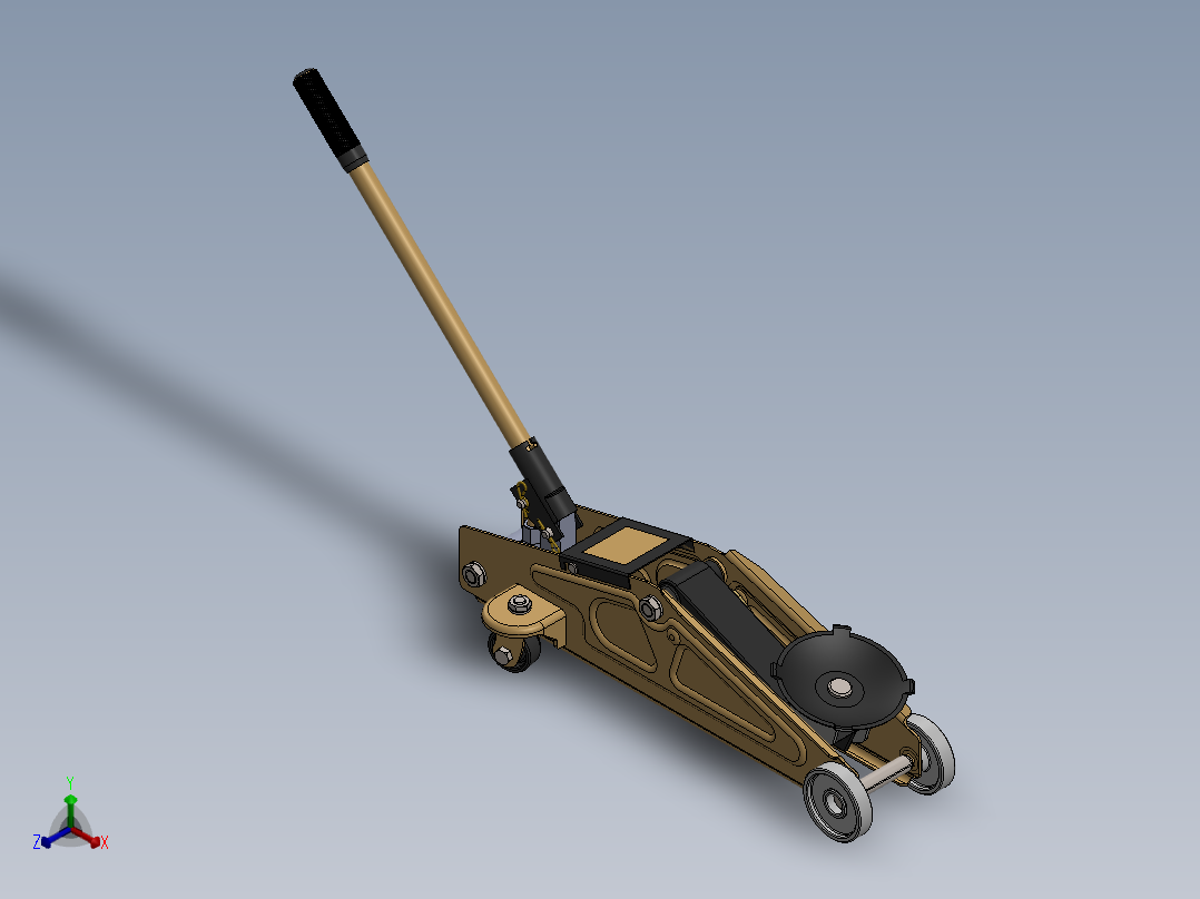 千斤顶(7)正等轴测图