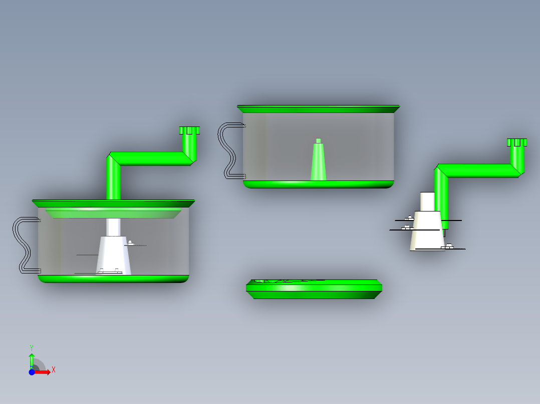 B3003627-蔬菜切割器前视图