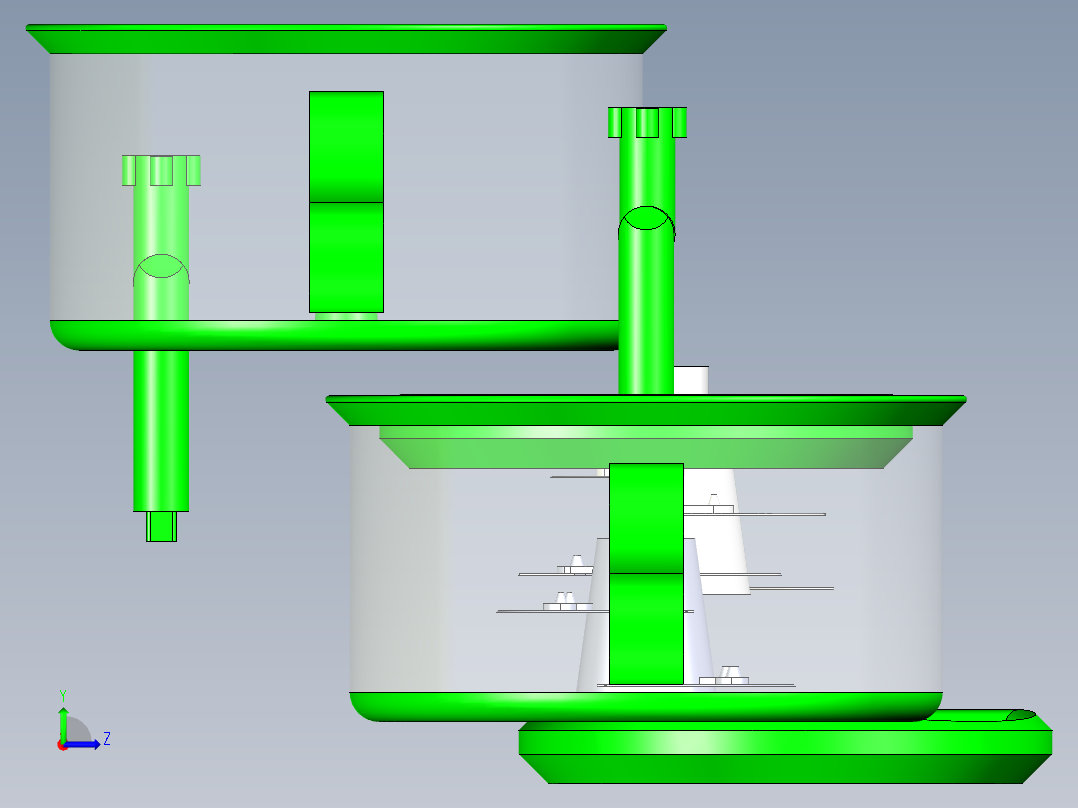 B3003627-蔬菜切割器左视图