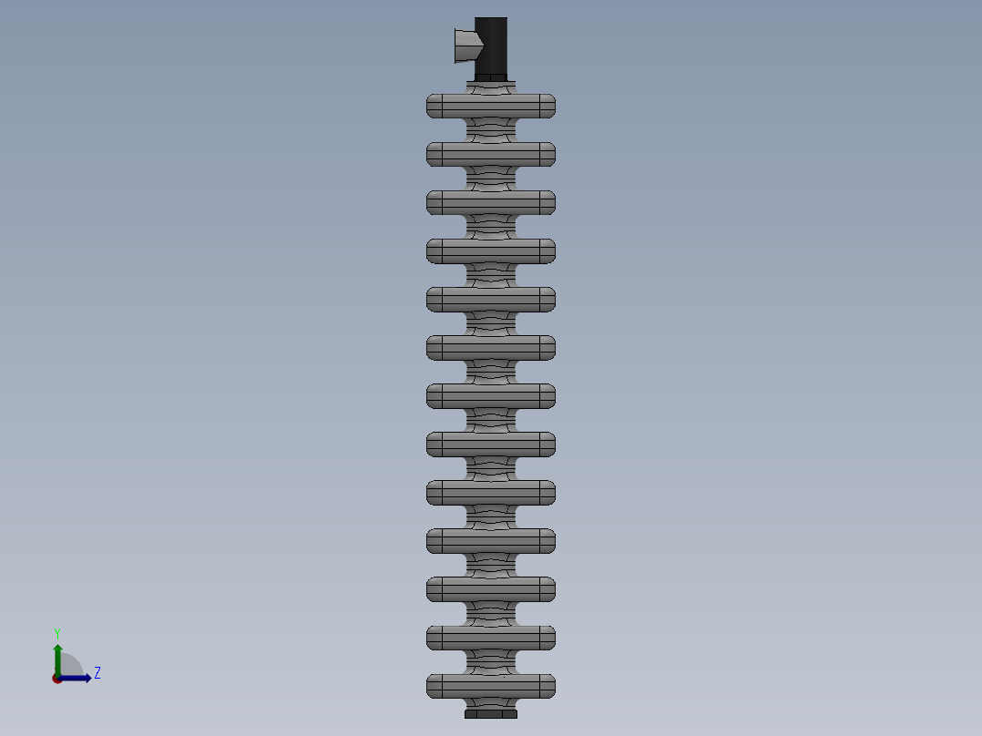 散热器(2)左视图