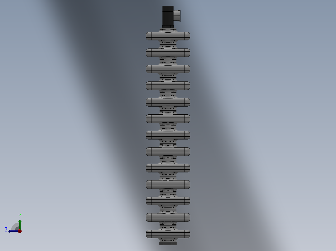 散热器(2)右视图