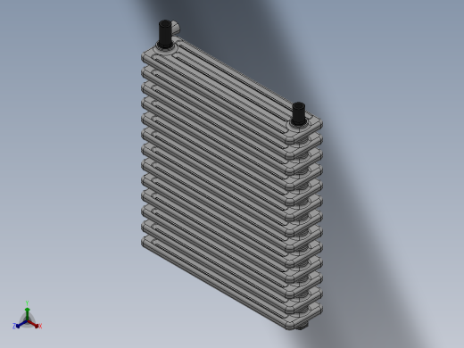散热器(2)正等轴测缩略图