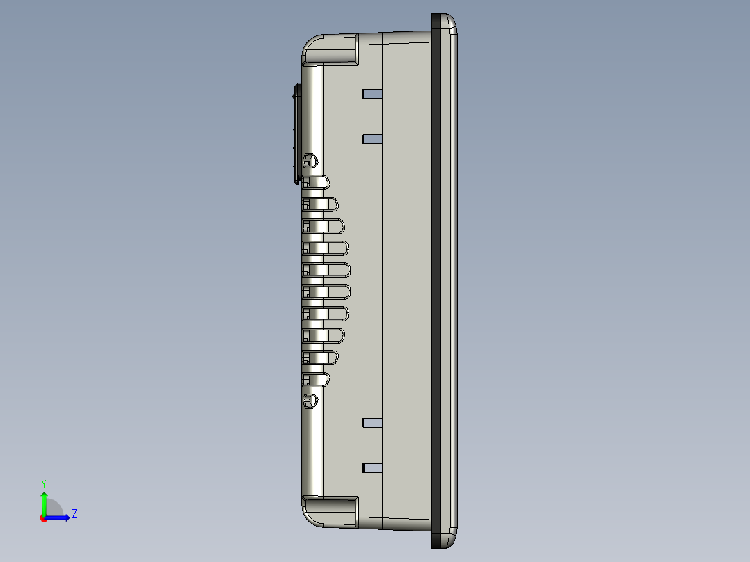 威纶通7寸触摸屏 MT6070IH左视图