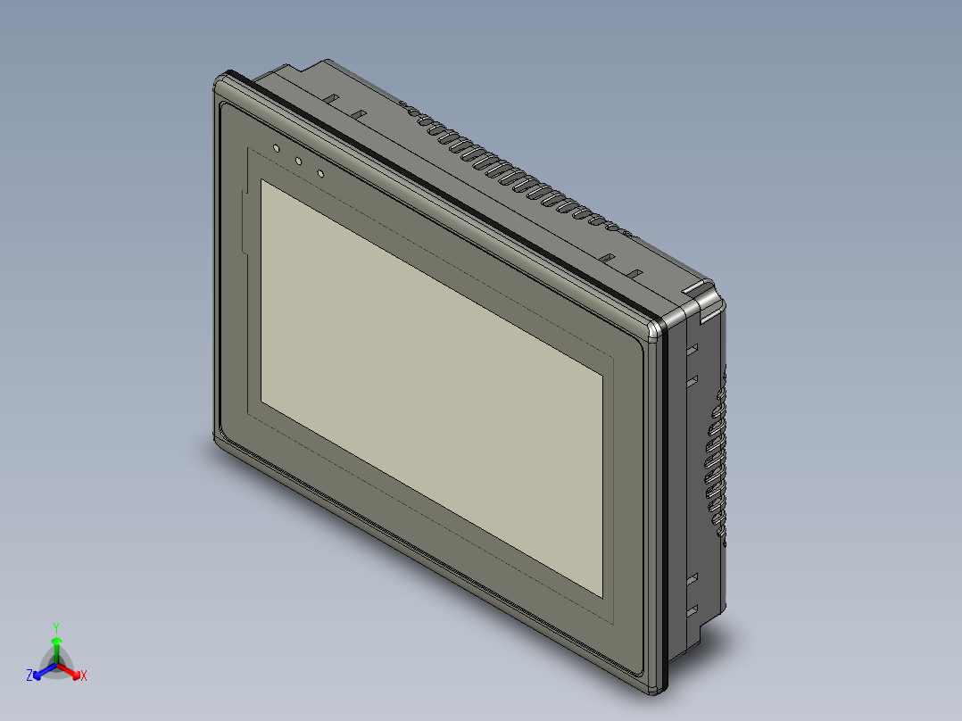 威纶通7寸触摸屏 MT6070IH正等轴测图