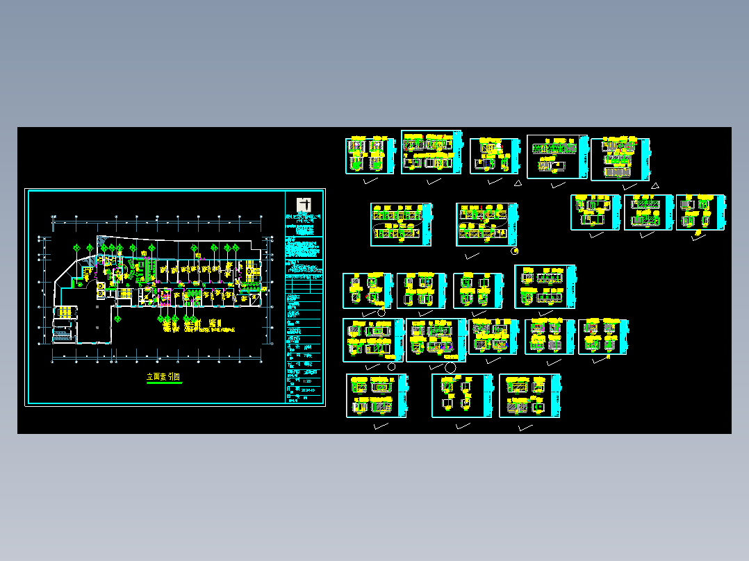 [施工图]知名品牌儿童少儿青年培训机构全套施工图效果图