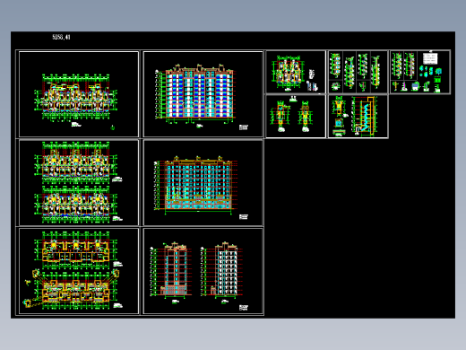 10层剪力墙结构住宅楼建筑工程预算书(含图纸)