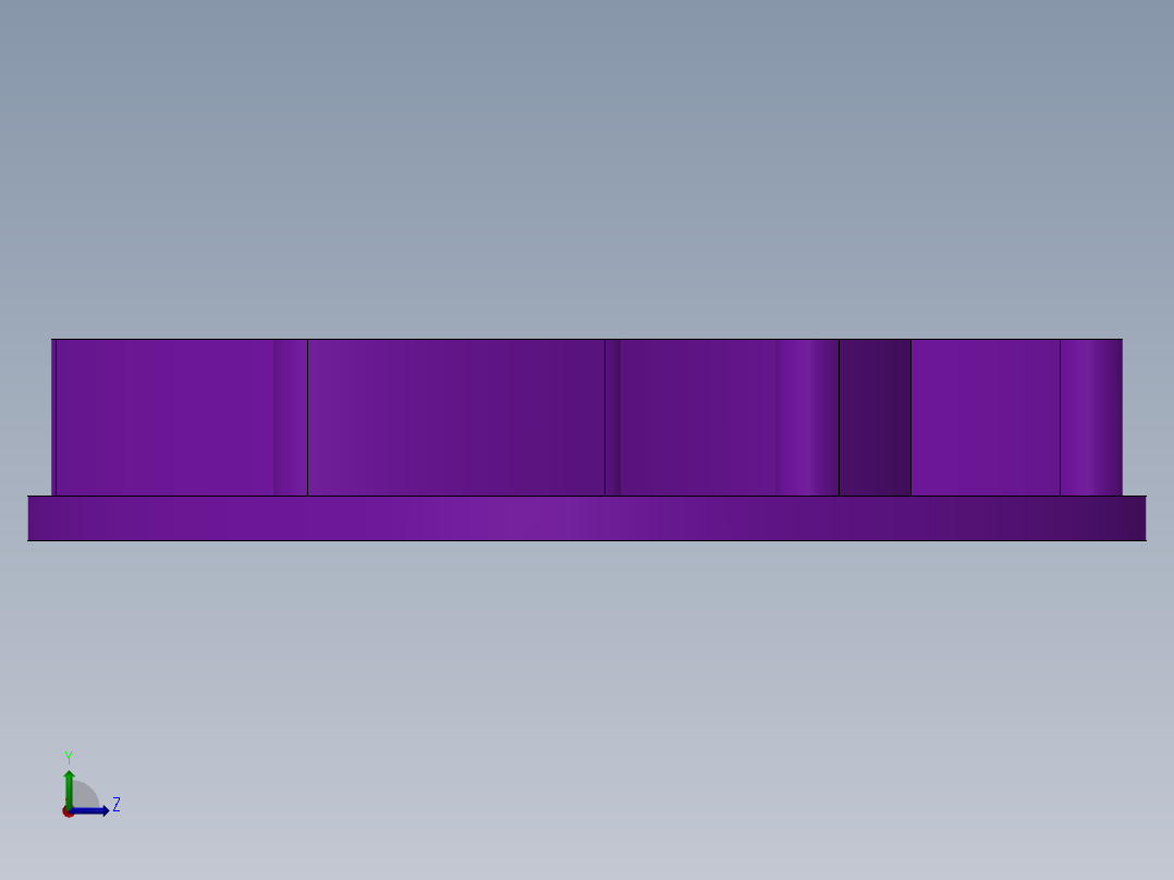 塑料叶轮左视图