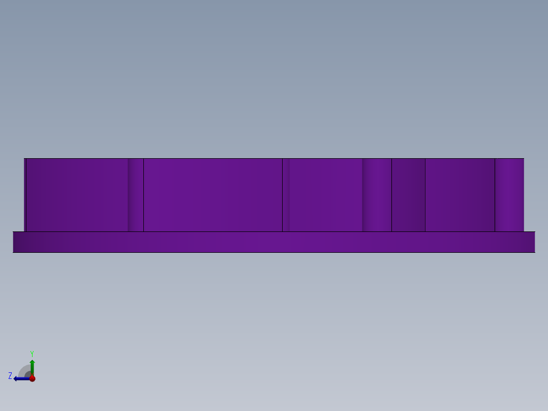 塑料叶轮右视图