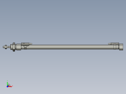 X轴气缸MI12x250SU_0_+_CS1-M-2_前视缩略图