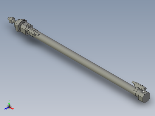 X轴气缸MI12x250SU_0_+_CS1-M-2_正等轴测缩略图