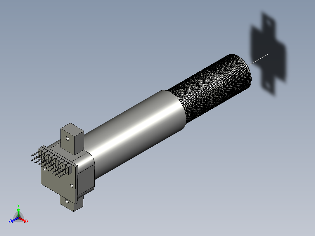 21mm镜头正等轴测图