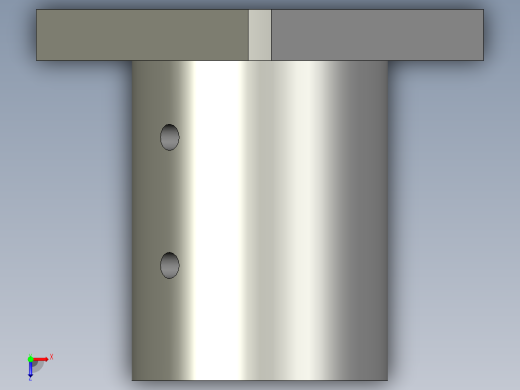 YIHEDAGBF12-D25厚壁法兰型导向轴支座-A8俯视缩略图