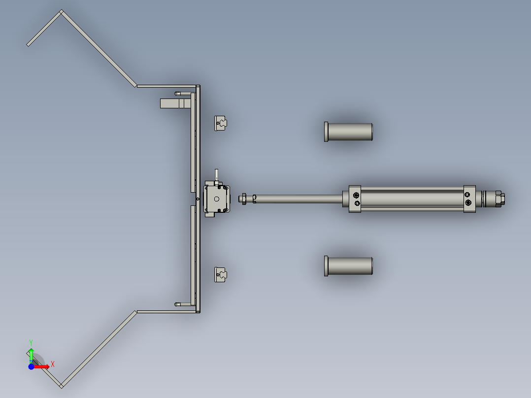 顶升组件CCD划线HDMCRT222BC前视图