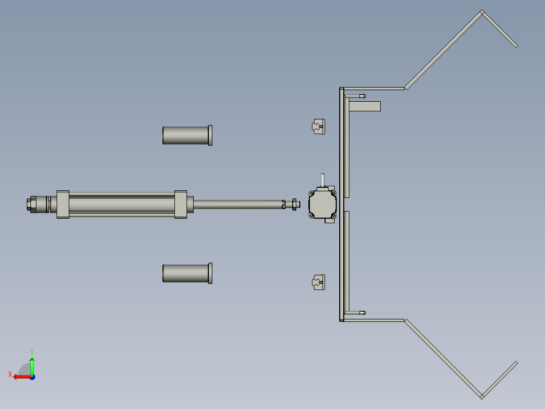 顶升组件CCD划线HDMCRT222BC后视图