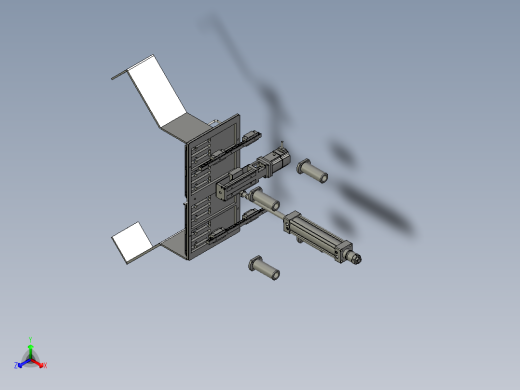 顶升组件CCD划线HDMCRT222BC正等轴测缩略图