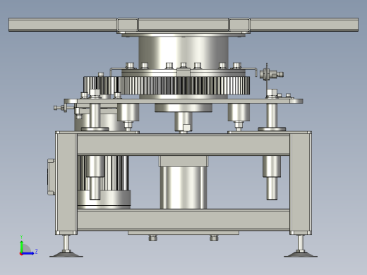顶升旋转机构左视缩略图