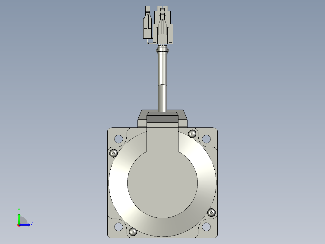 松下伺服电机075MSMD082G1TA-ts左视图