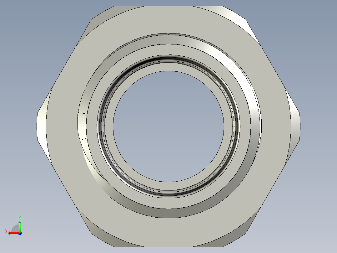 电缆防水接头M20x15后视图