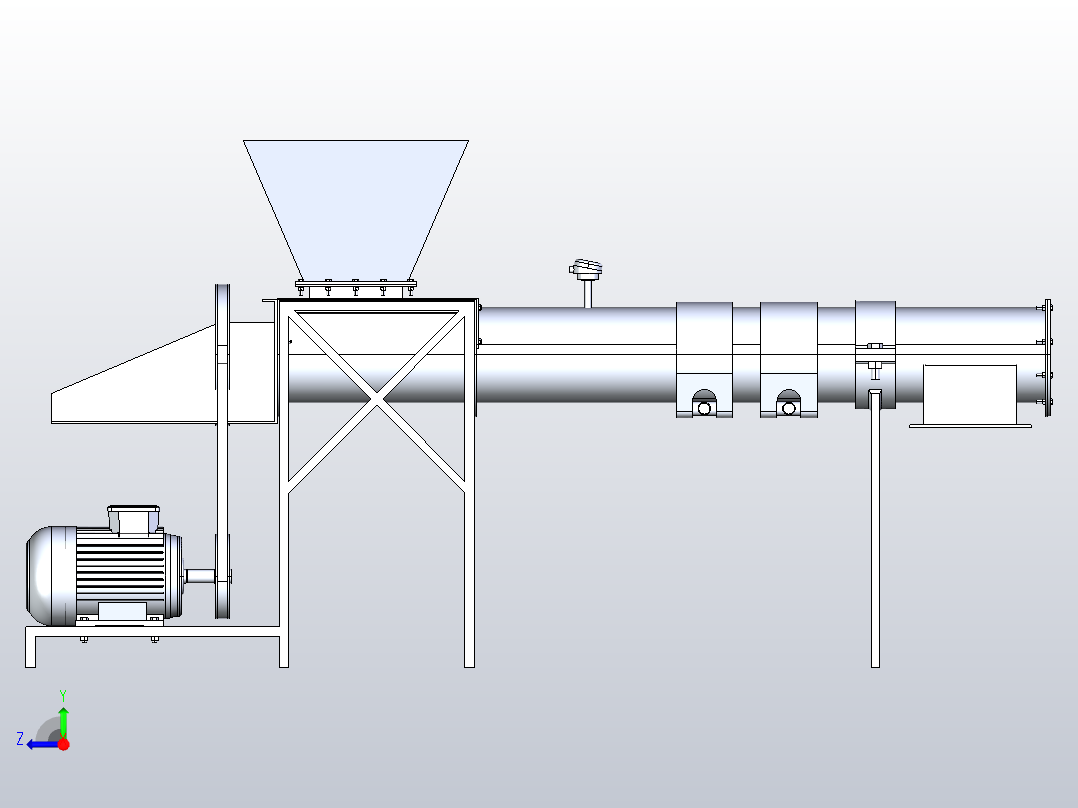 螺旋搅拌机右视图