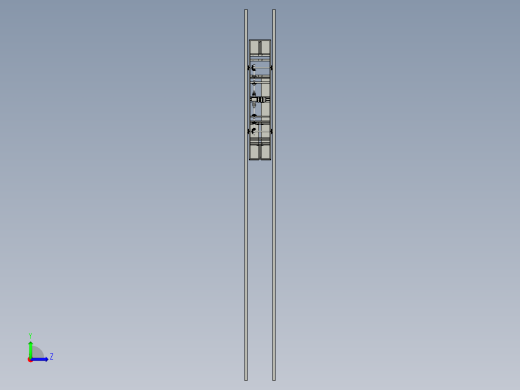轨道小车驱动系统左视缩略图