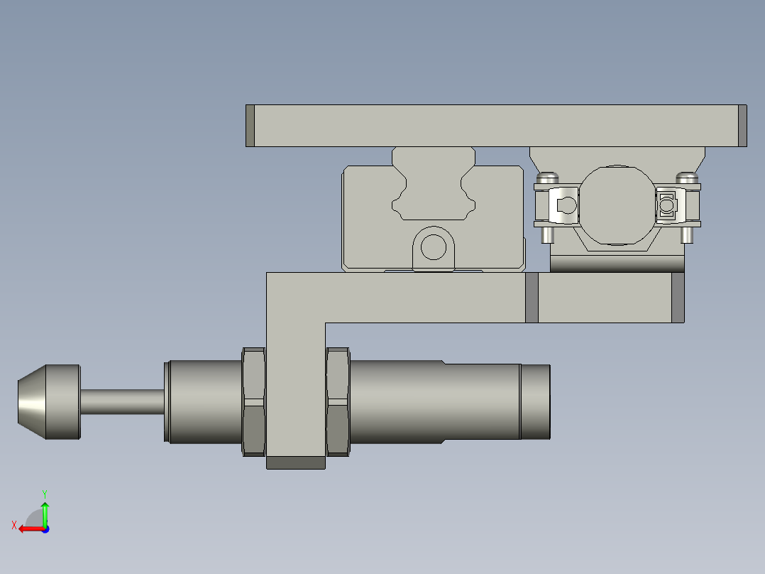 GDYK1B-01-05缓冲器升降装置反侧后视图