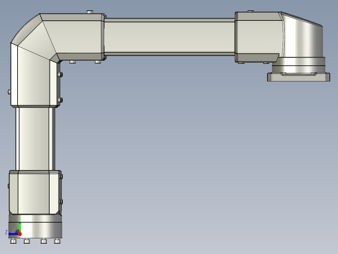 人机界面悬臂AEG01-4460-3_YHD000怡和达右视图