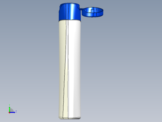 翻盖式洗发水瓶设计左视缩略图