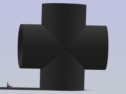 Cross DN32 PN10 U-PVC