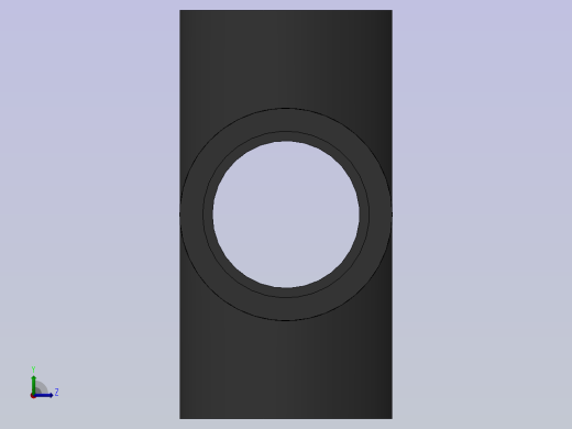 Cross DN32 PN10 U-PVC左视缩略图