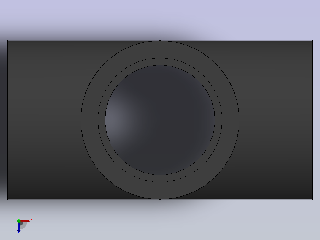Cross DN32 PN10 U-PVC俯视图