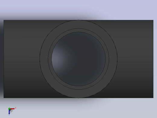 Cross DN32 PN10 U-PVC俯视缩略图