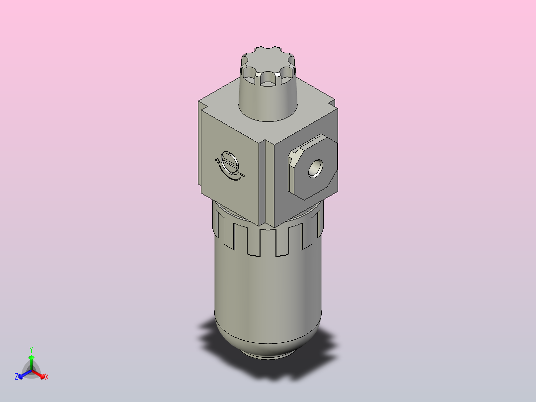 GAL100给油器主视图