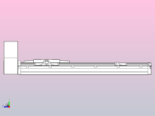 机器人皮带驱动直线轴TPA-GCB-120-P70-L300-RU-M20-N3右视缩略图