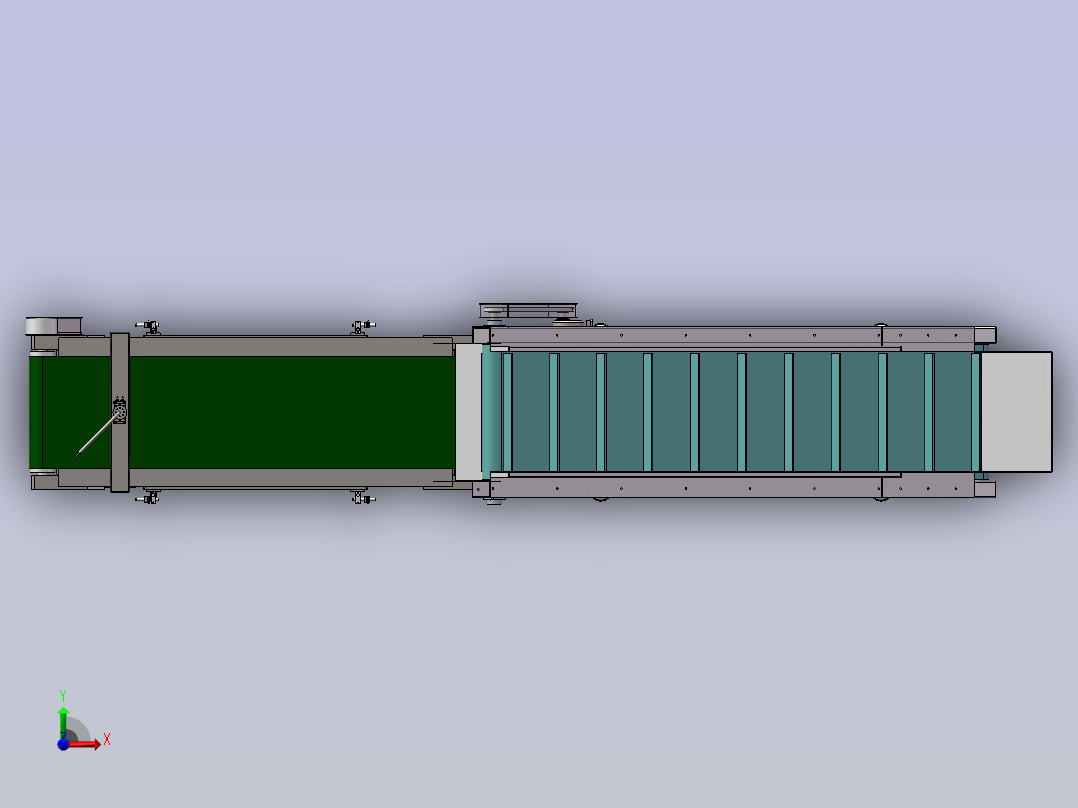 爬坡上料称重设备 sw24前视图