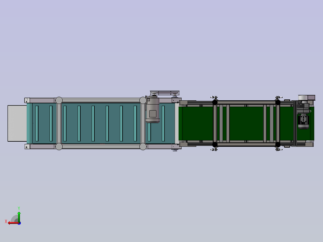 爬坡上料称重设备 sw24后视图
