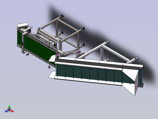 爬坡上料称重设备 sw24正等轴测缩略图