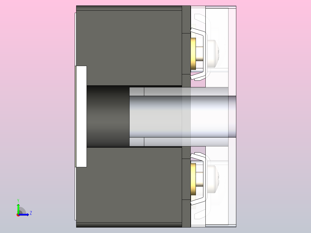 SSR-522继电器左视图