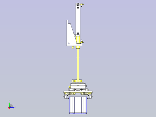 一款中大型工件的夹紧机构3D图左视缩略图