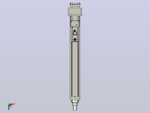 轻载电动缸TPA-ESR80-2510C-L600-MR-CB-W-P75-JX-C3俯视缩略图