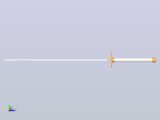武士刀3d模型 左视缩略图