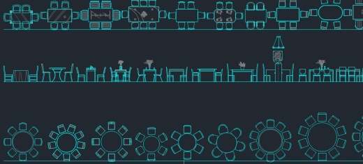 CAD图块图库缩略图