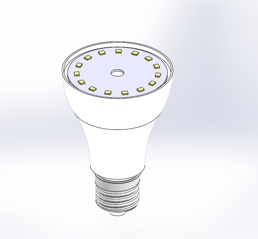 LED灯泡E27 A65
