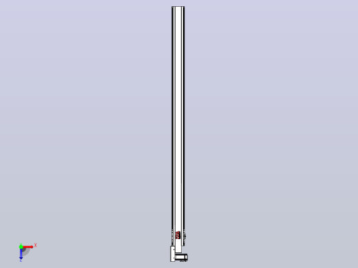 皮带直线轴半封闭可选导轨TPA-HNB-120D-110-L2050-ML-C-P40-N3俯视缩略图