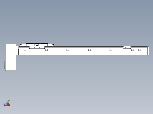 机器人皮带驱动直线轴TPA-GCB-150-P80-L600-RP-M75-N3右视缩略图