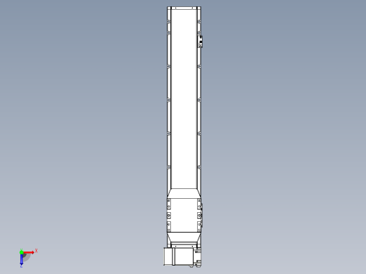 机器人皮带驱动直线轴TPA-GCB-150-P80-L750-LP-M75-N3俯视缩略图