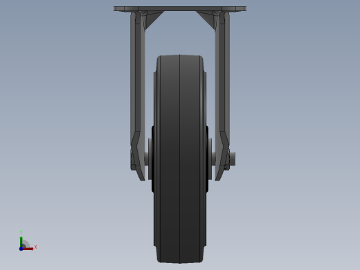 脚轮Colson-3_00608_449 COND前视缩略图