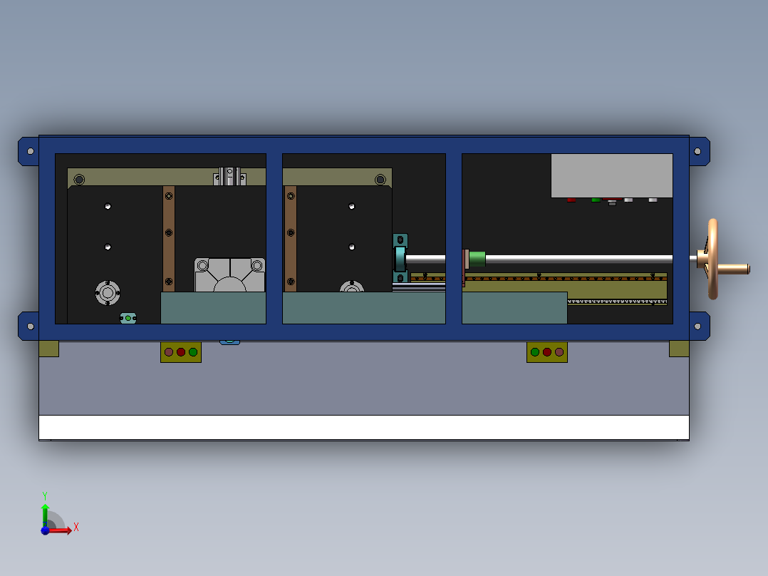 01月-车门密封条导槽冲切机sw18可编辑前视图